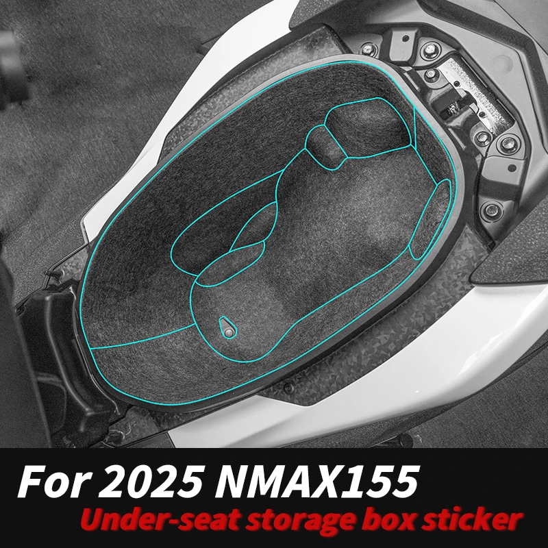 

Used For YAMAHA NMAX155 2025 Motorcycle Storage Protection Pad Box Liner Luggage Seat Bucket Pad Tank Cover Bike Accessories
