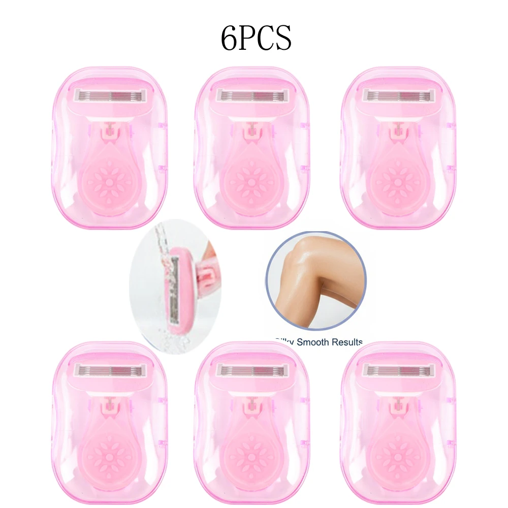 

Бритвы для женщин с чувствительной кожей | 1 бритва и 4-дюймовые лезвия для бритвы с органическим алоэ