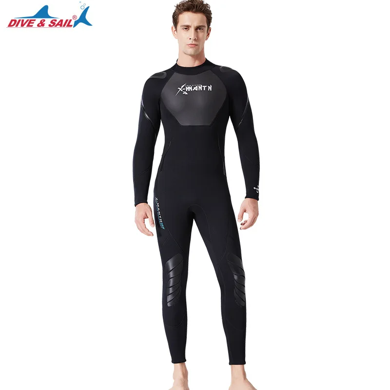 Winter Thermal Neoprene Swimming Women Surf Wetsuit Full Coverage 3MM Diving Rashguard Swimsuit Female Back Zipper Swimwear