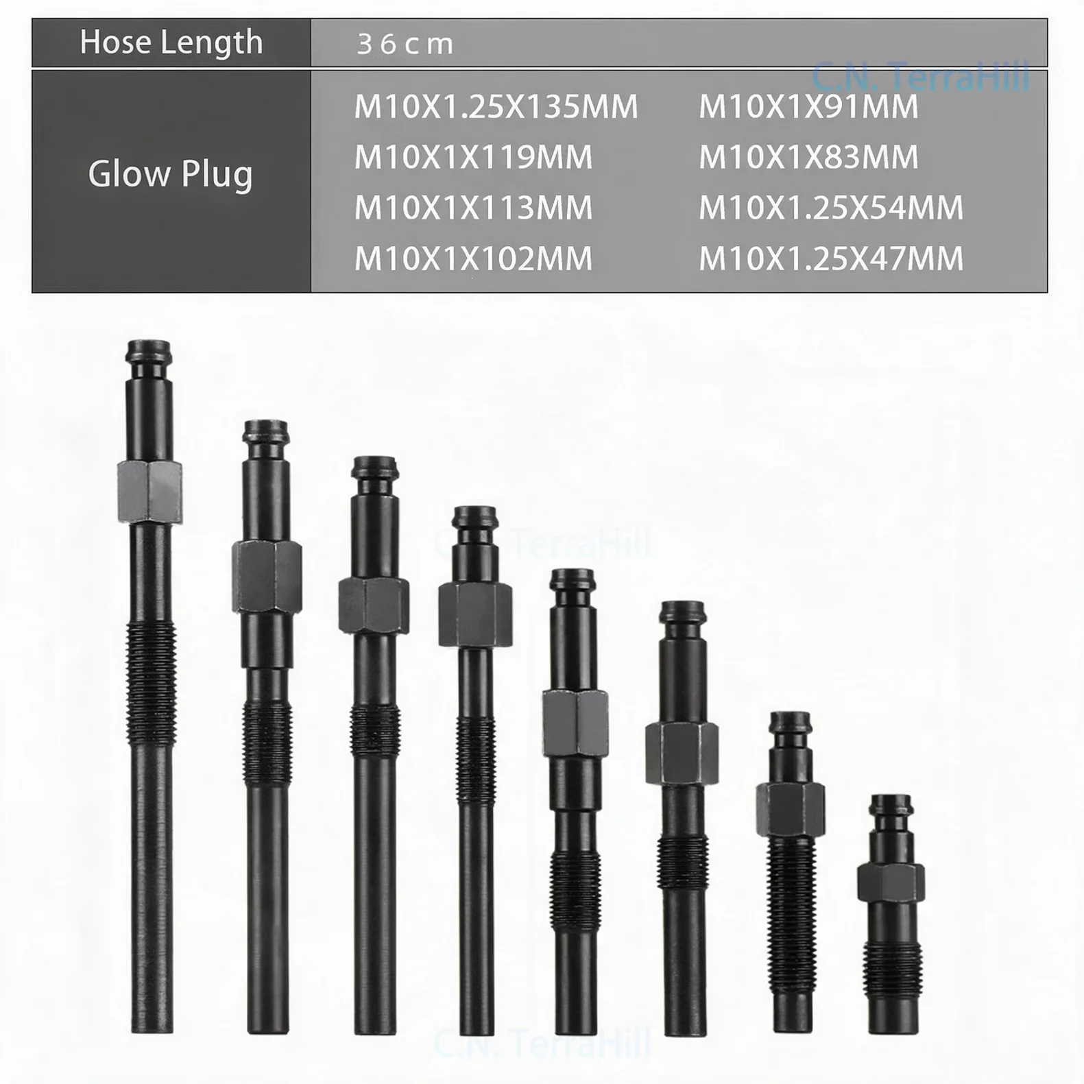 TU15B Diesel Engine Cylinder Compression Tester Gauge Automotive Cylinder Pressure Test Tool for Car Truck Diagnostic