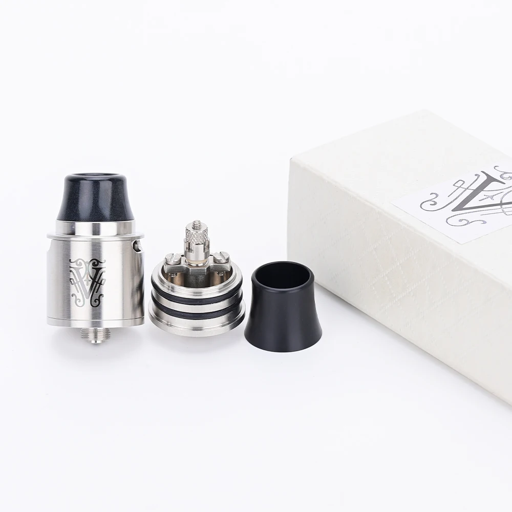 Wolfcoolvape Mazarin Rda 24Mm Tank Vape Rda Tank Rebuildable Druipende Verstuiver Met Bf Pin Verstuiver Rda Vape Tank