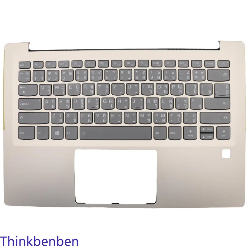 

TH Thai Golden Keyboard Upper Case Palmrest Shell Cover For Lenovo Ideapad 720S 14 14IKB 5CB0N79758