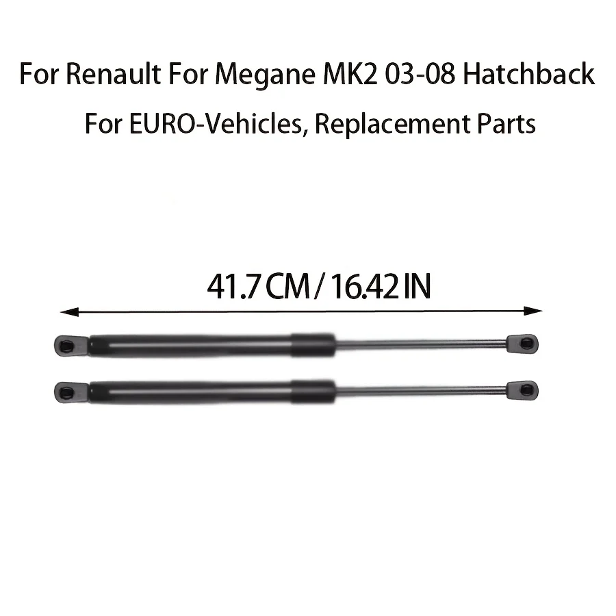 2pcs Tailgate Rear Boot Gas Struts Springs For Renault Megane MK2 2003-2008 Hatchback
