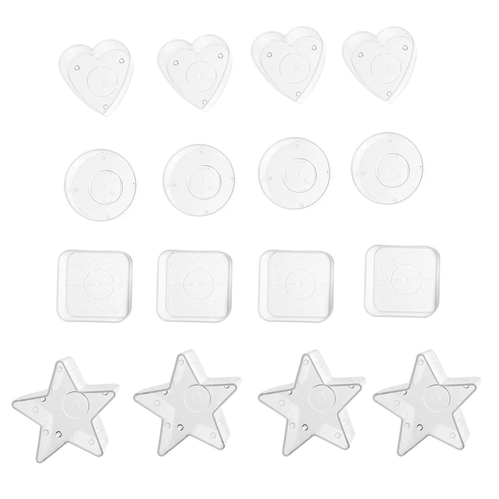 

16 Pcs Boxes Containers for Crafts Jewelry Jars Lid Small Cups Votive Scented ganizer Beads Cosmetics Lightweight