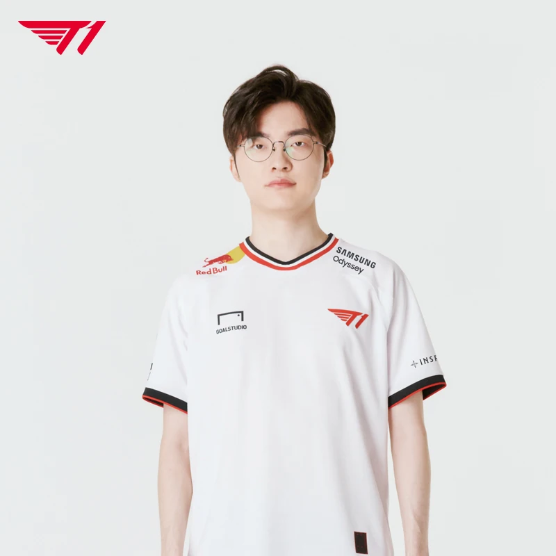 2025 جديد SKT T1 جامعة الأساطير فريق الرياضات الإلكترونية عدة MSI مباراة فاكر الرجال والنساء تي شيرت كبير تنفس #3