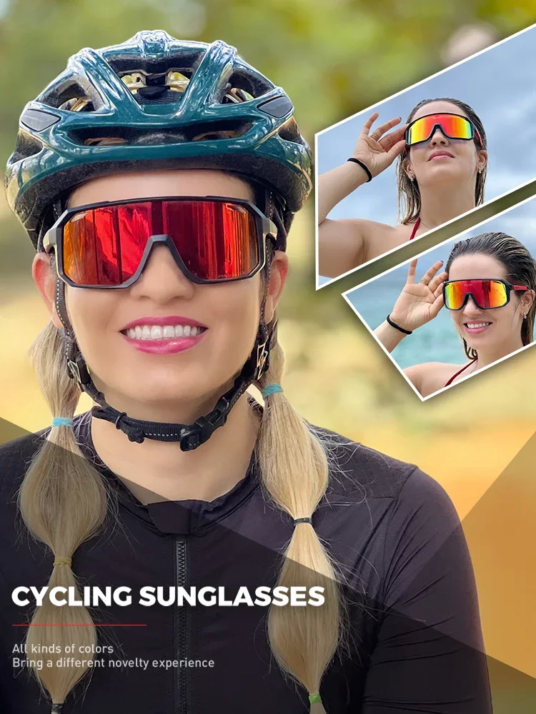 AliExpress SCVCN New Cycling Glasses Men Bike Sunglasses UV400 Eyewear Outdoor Sports MTB Goggles Bicycle Women Riding Hiking Sunglasses