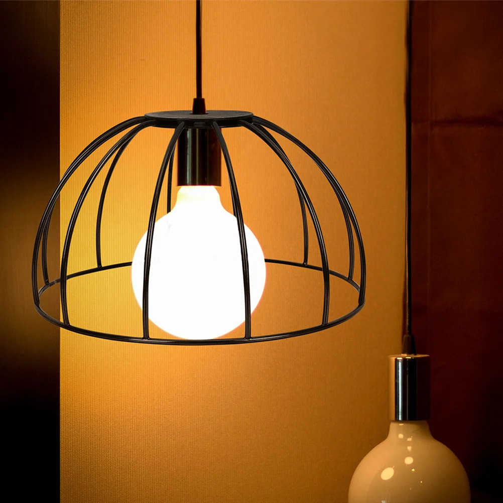 

2pcs Shade Ring Set Metal Ring Support Diy Lampshade Frame Wire Lamp Cover Vintage Lamp Shade Holder Chandelier Cage Guard