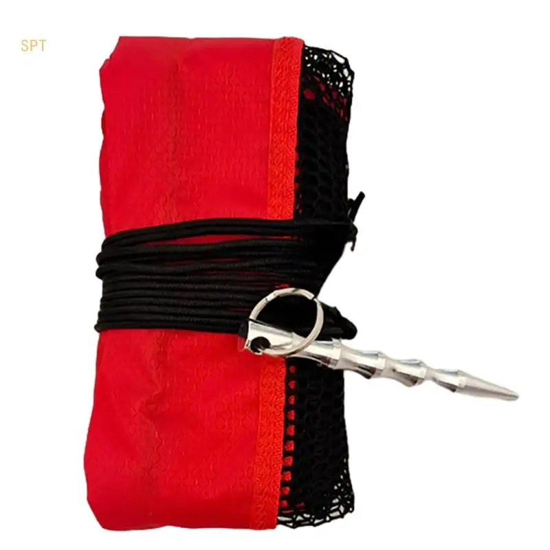 Fishing Bag Foldable Fish Collection Bag Fishing Net Drawstring Fishing Holder Diving Fish Net Bag Catching Netting 714F