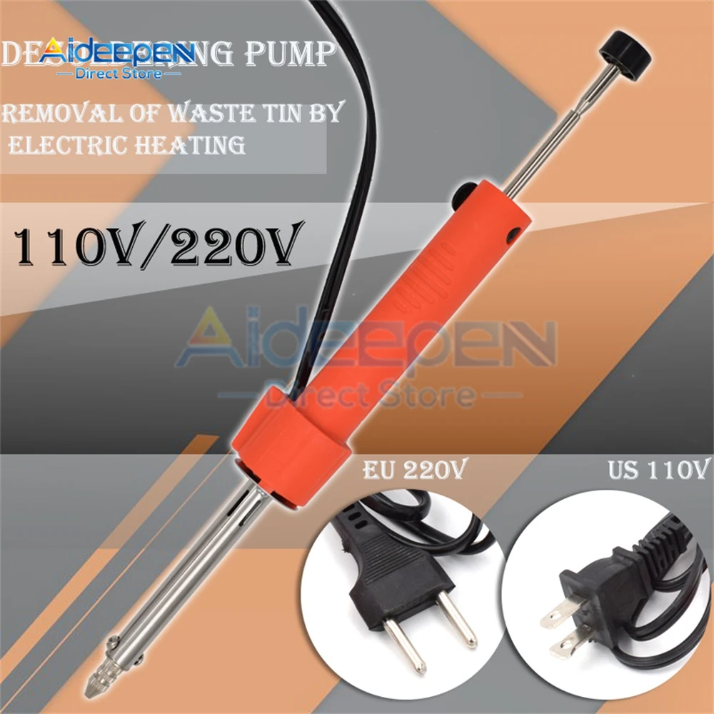 30W 36W Electric Vacuum Solder Sucker Welding Desoldering Pump/Soldering Iron/Removal Solder Iron Pen Welding Repair Tool