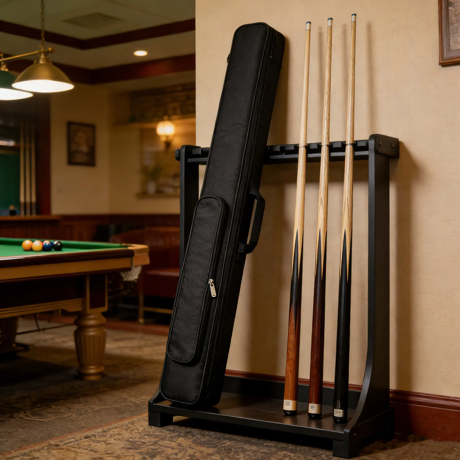 

Портативная сумка для бильярдного кия из ударопрочной ткани Оксфорд с мягкой подкладкой, чехол для бильярдного кия для путешествий и домашнего использования, с внутренней отделкой из хлопка высокой плотности, водонепроницаемый.