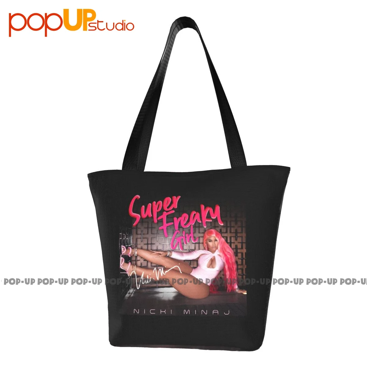 Nicki Minaj Super Freaky Girl Cotton Casual Handbags Lunch Bag Shopping Bag Shopper Purses