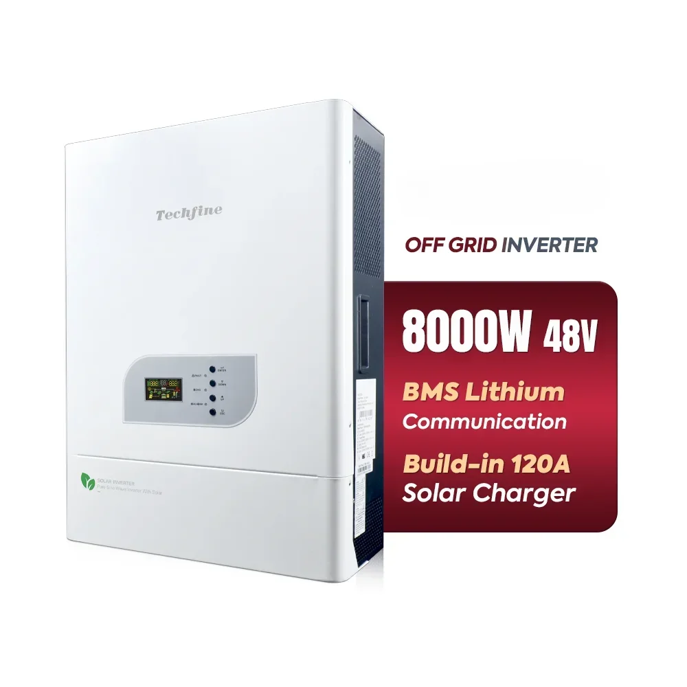 

10kva 8000w 48v pure sine solar off grid inverter ac and dc with MPPT solar controller