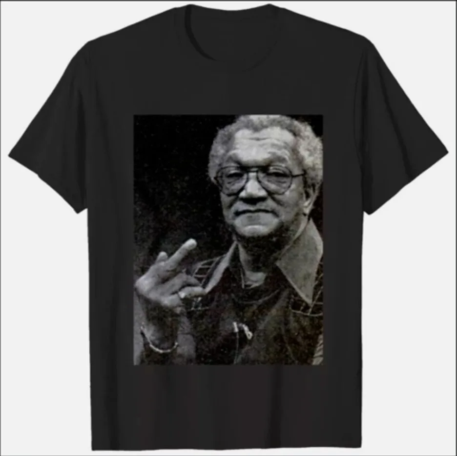 ~HOT NEW~ Sanford And Son Redd Foxx Flipping The Bird Multicolor T-Shirt S-5XL