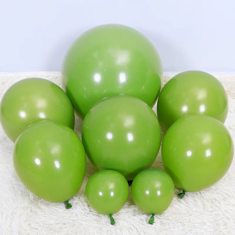 

5‘’10"12"18"Olive Green Balloon Latex Balloon Birthday Party Decoration Baby Shower Supplies Wedding Ceremony Arch Balloon