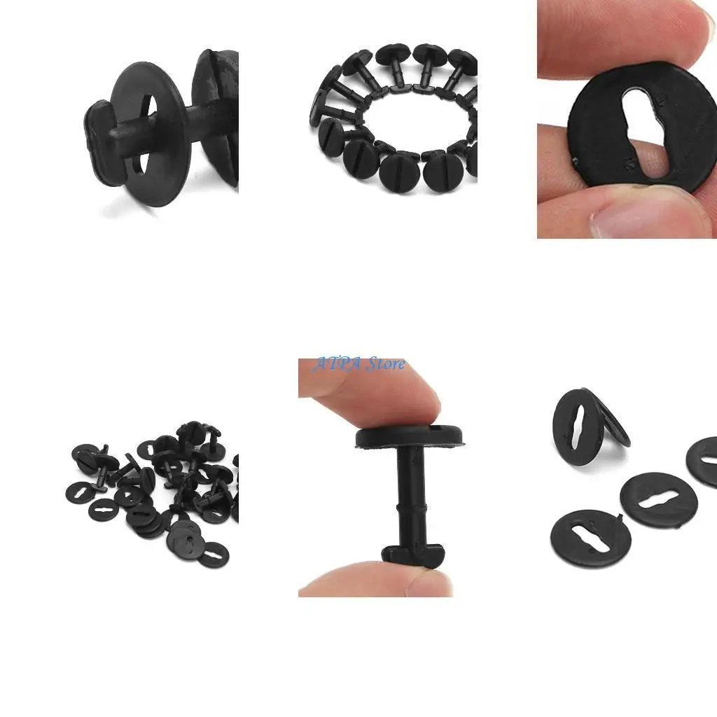 

U13C 20x Floor Carpet Mat Clips Twist Lock with Washers For E36 E46
