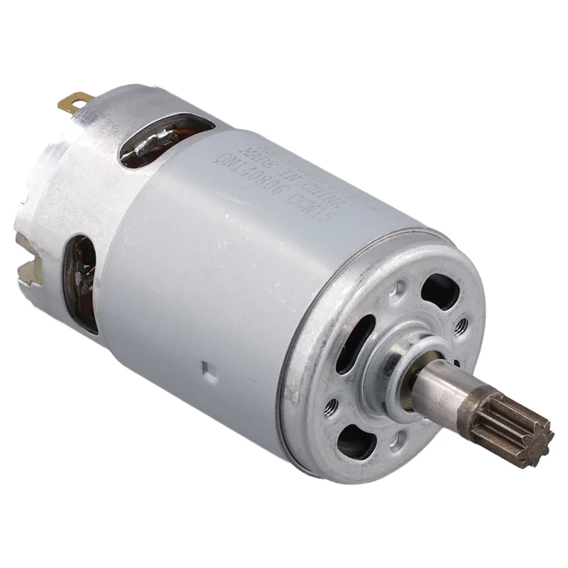 

LLCS-DC21V 8Teeth Motor Gear Motor RS-550VD H3 For WORX 50027484 WU390 WX390 WX390.1 Electric Drill Metal Gear Motor Tools Parts