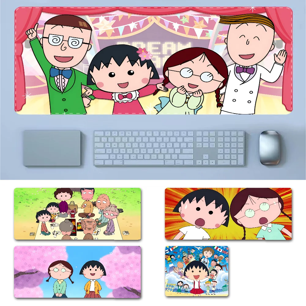 

Curtoon Chibi Maruko Mousepad Boy Pad Laptop Gaming Mice Mousepad Size for Game Keyboard Pad for Gamer