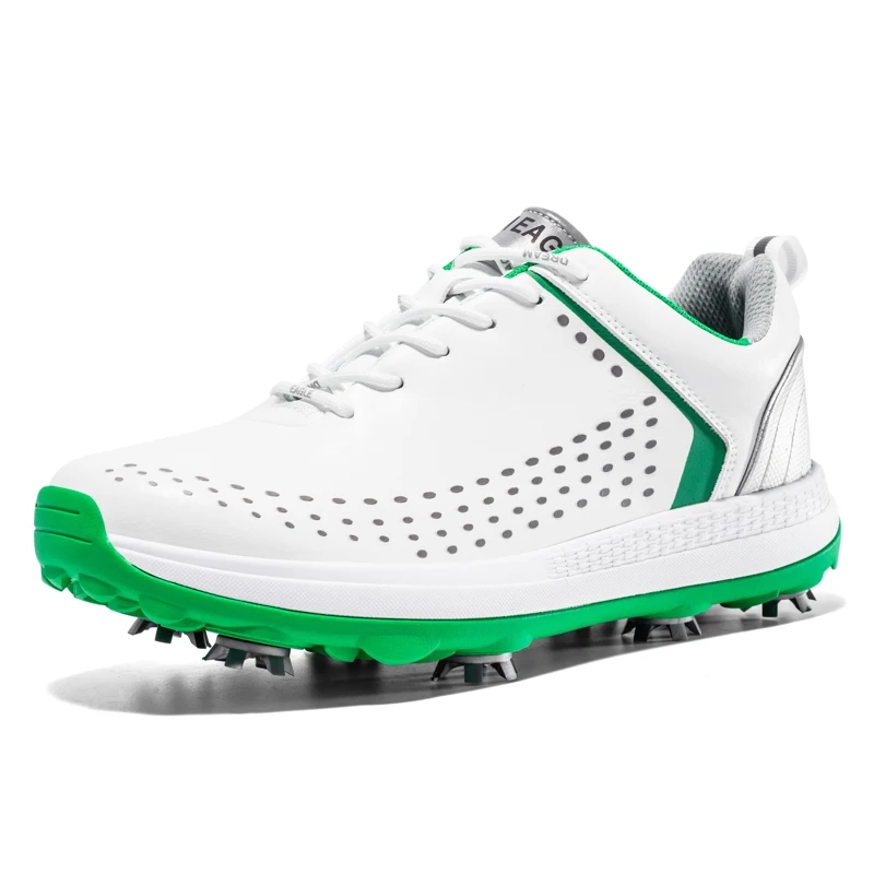 Men's golf shoes Professional outdoor sports waterproof and anti-skid golf training shoes Removable spikes