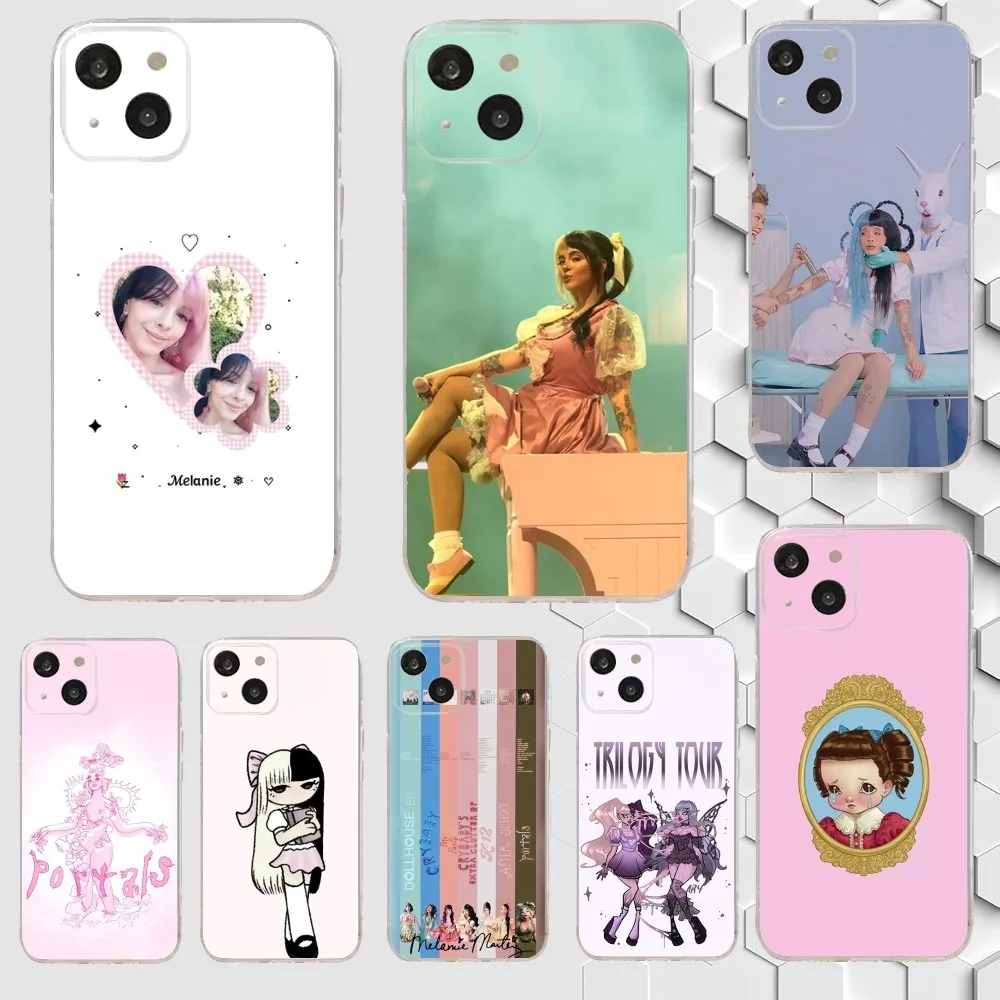 

Singer M-Melanie M-Martinez Phone Case For iPhone 15,14,13,12,11 Plus,Pro,Max,XR,XS,X,7,8 Plus,SE,Mini Transparent Silicone Soft