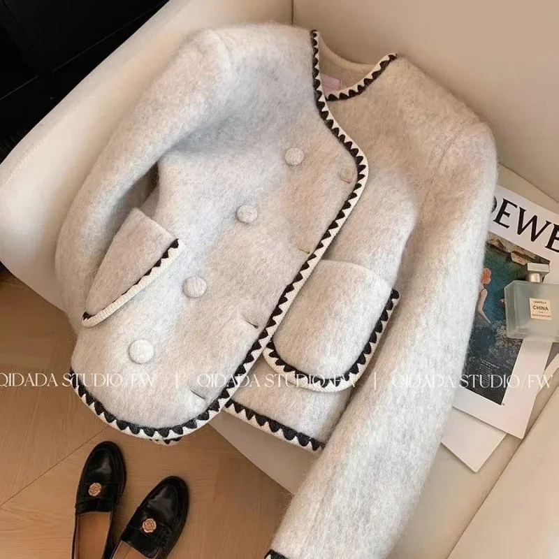 

French Style Socialite's Small Fragrant Jacket for Women's New High-end Sense Short Stature Fashion and Western-style Fashion