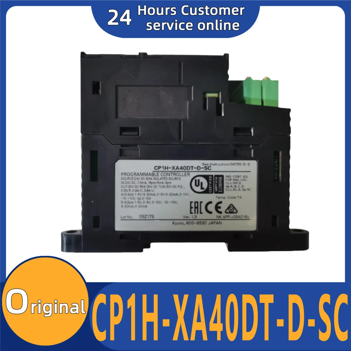 

Brand new original programmable controller module CP1H-XA40DT-D-SC CP1H-X40DR-A