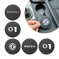 2 Pcs 68MM Car Water Cup Mat Bottle Holder Water Cup Pads For Dongfeng Nammi EV Nammi 01 EX1 BOX 2022 2023 2024 2025 Accessories