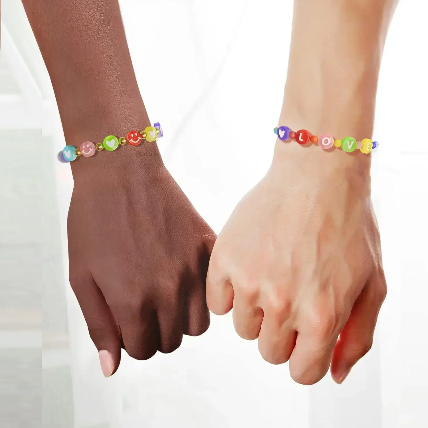 حروف أبجدية مستديرة ، فاصل فضفاض من الأكريليك ، إكسسوارات أساور يدوية الصنع ، مجوهرات ، من من من الأكريليك ، من من من من من الأكريليك ، ومن ثم من من من من من من من من من من نوع 4