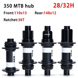 Original DT350SL MTB Bicycle Classic Pull Wheel Hub 32H 28H Disc Center Lock Brake Front 110*15 rear 148*12 36T Ratchet