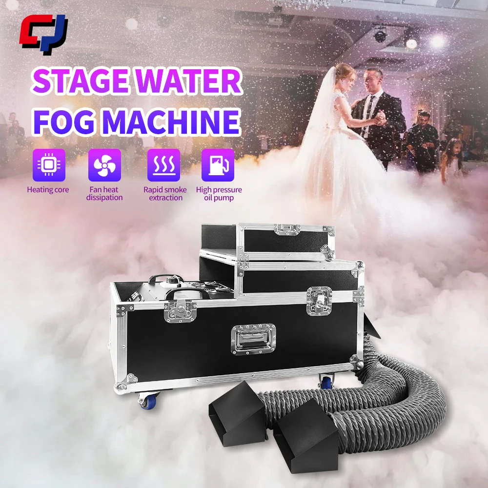 

2000W Low Lying Fog Machine 3000w Double tube Water Smoke Machine Effect Performance Stage Water Mist Machine Wedding Party