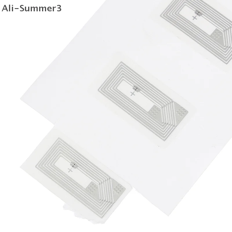100 pièces NFC puce Ntag213 autocollant incrustation humide 2*1 cm 13.56 MHz RFID NTAG213 étiquette
