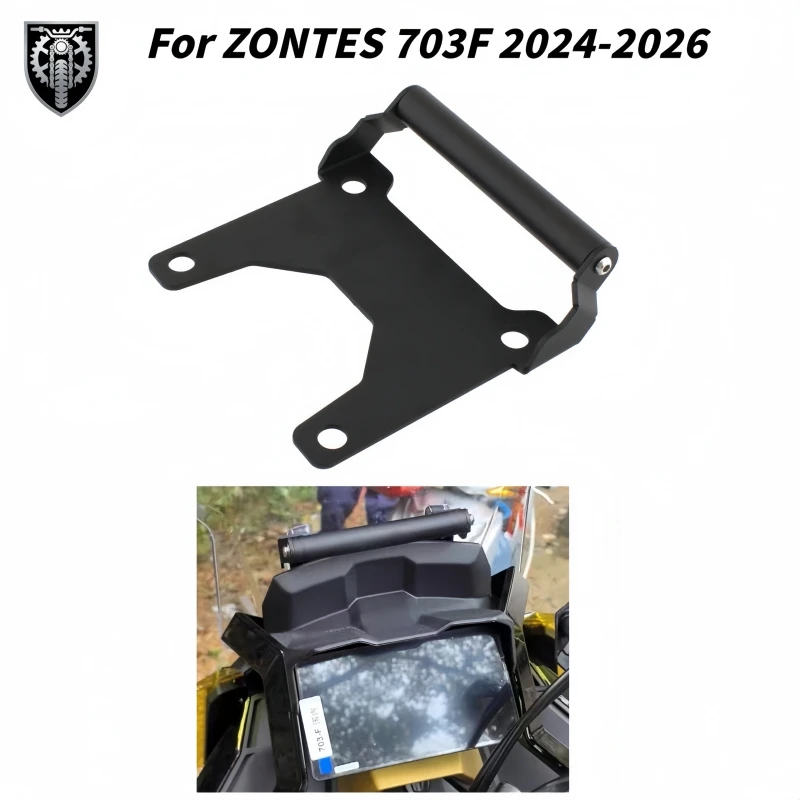 Motorcycle Accessories Anti Vibration Bracket Phone GPS Navigation Stand Holder Extension Bar For ZONTES 703 F 703F 2024-2026
