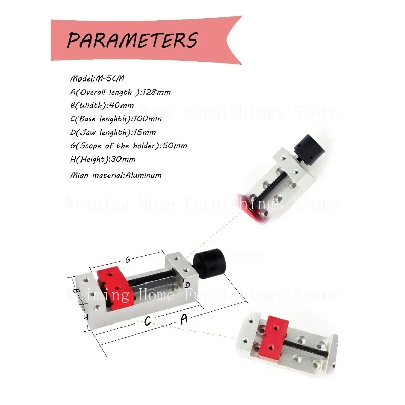 clamps for engraving machine CNC 1419 Worktable fastening plates fixture