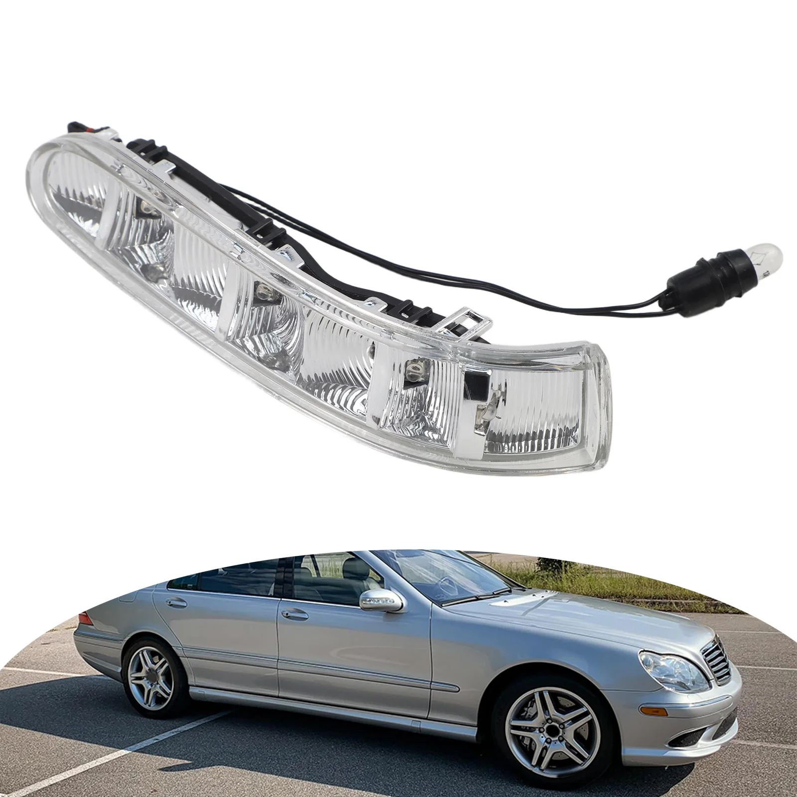 Car Lighting Mirror Indicator Lamp Automotive Turn Signal Lamp Turn Signal OEM Number A2208200521 Quick Installation
