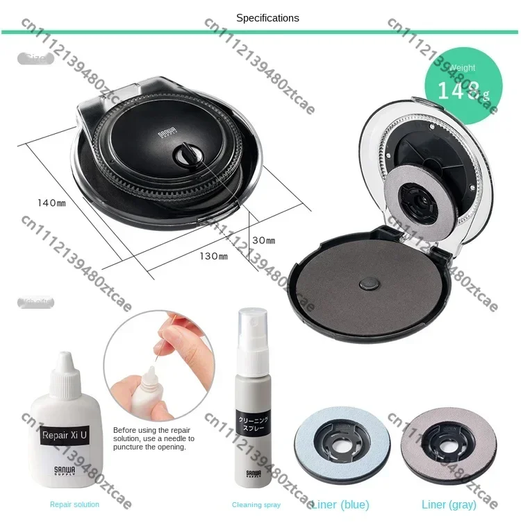 CD DVD Scratch Repair Machine, Disc Data Recovery Tool Kit with Cleaning Fluid Paste, Portable Disc Cleaner for  Resurfacing
