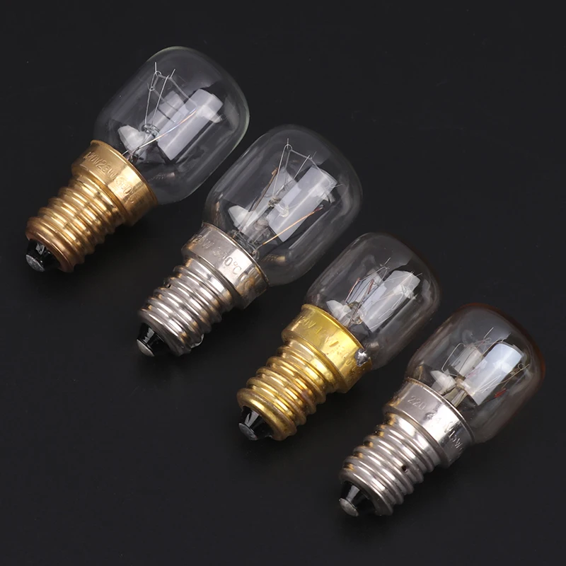 Запасные части для духовки Высокотемпературная лампа 120 В 25 Вт E14 300 градусов T22 Лампочки для микроволновой печи Лампы для пароварки Лампочки для соли