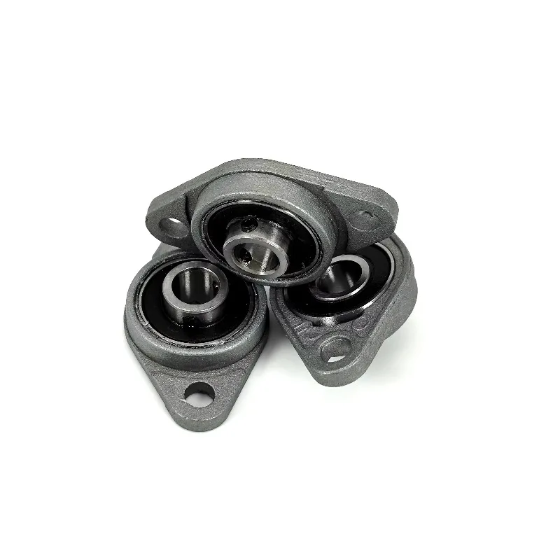 Hoogwaardige CNC-gefreesde precisiekogellagers met flensmontage en rib voor broots- en boortoepassingen