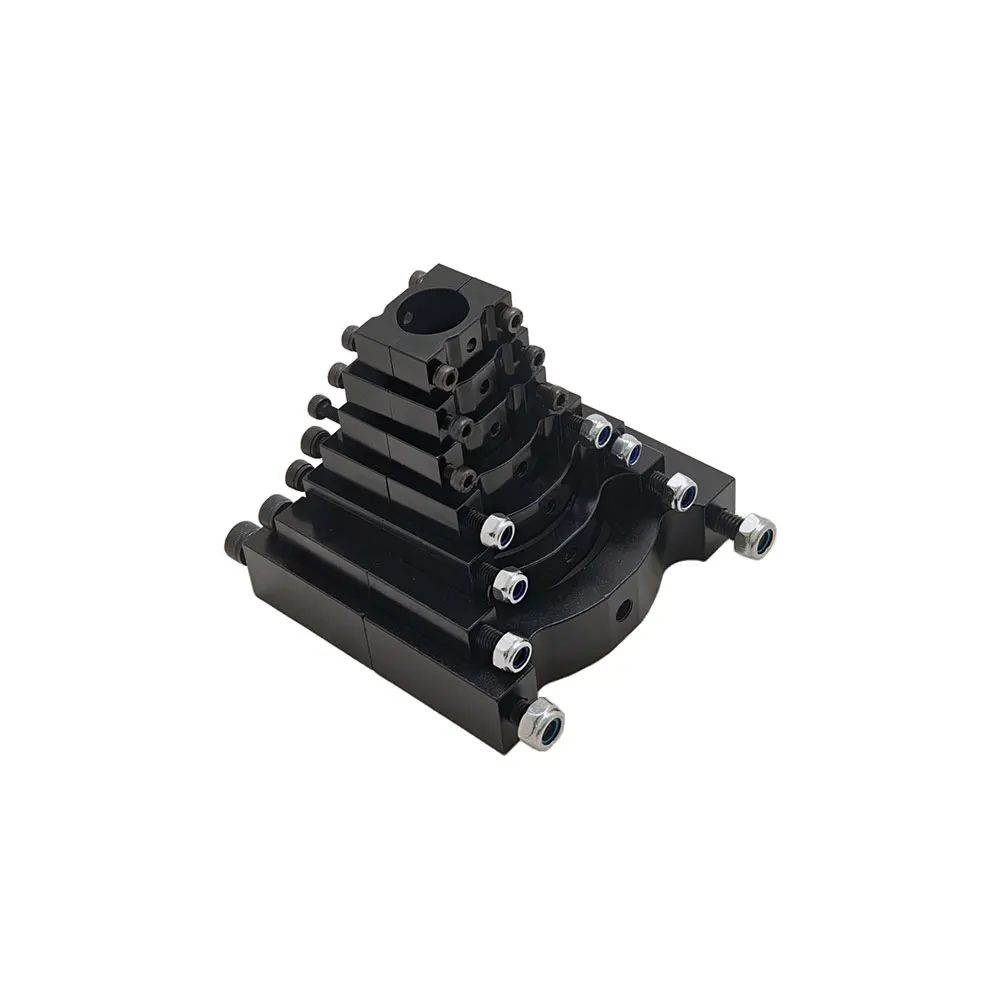 RC Model Accessories Lightweight Multi-Axis Carbon Tube Clamp 16/20/25/30/40/50mm Aluminum Alloy Thickened Tube Clamp