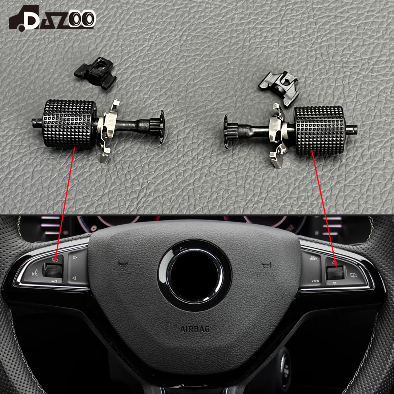 Multifunctional Steering Wheel Button Key Steer Switch Roller For Skoda Superb III Octavia A7 Karoq Kodiaq Fabia Scala Rapid