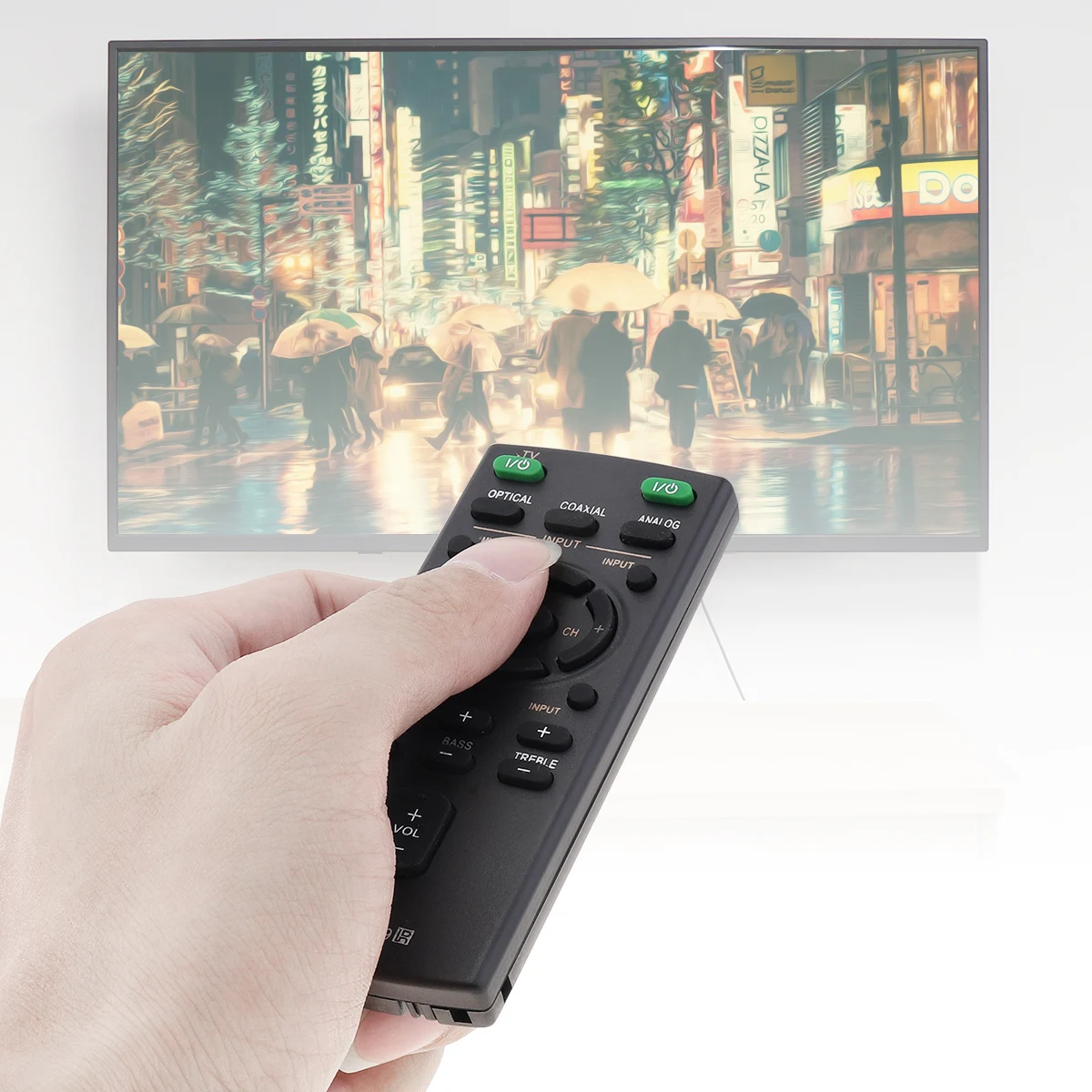 Pengganti IR 433MHz RM-ANU159 Remote Control dengan Transmisi Panjang untuk Sony Sound Bar HT-CT60 / CSA-CT60 SS-WCT60