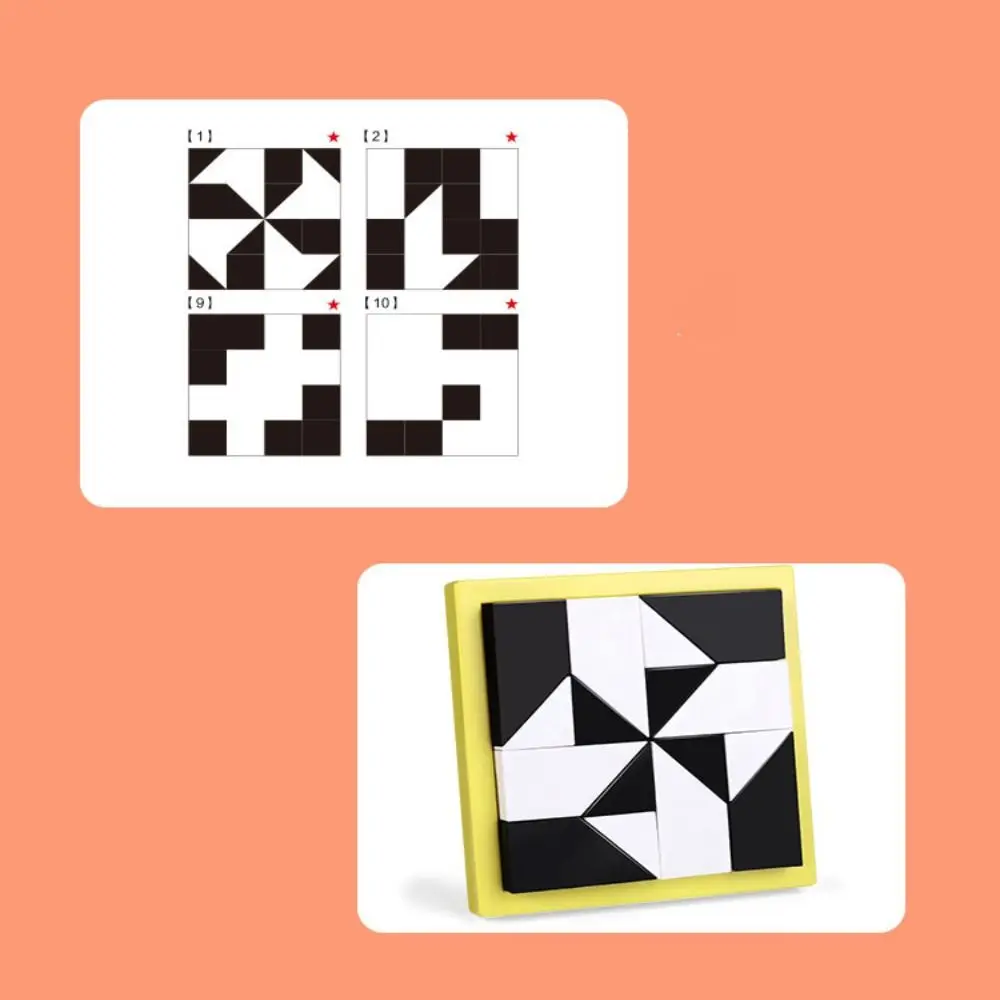 

365 Level Hidden Building Block Spatial Reasoning Black White Intelligent Puzzle Puzzle Logic Thinking Training