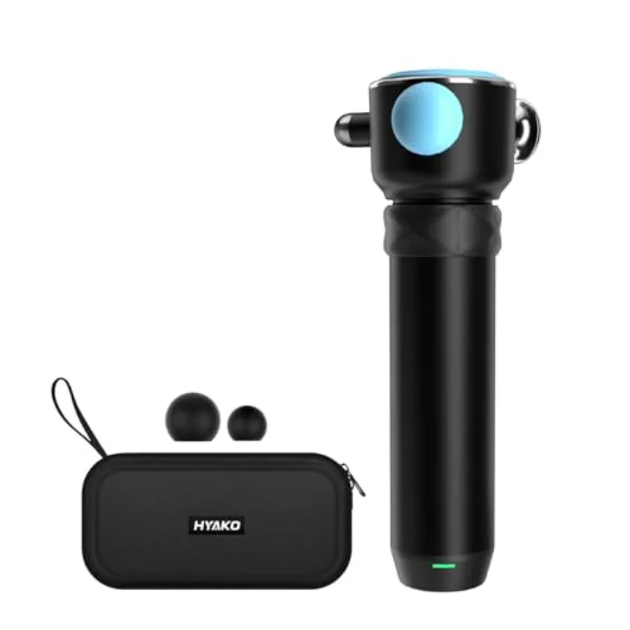 

Массажер HYAKO Pro R1 для терапии - Ручной вибрационный массажер для глубоких тканей, для снятия боли во всем теле и снятия фасциального напряжения