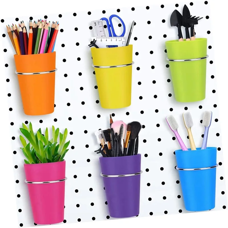 

BAAR-Pegboard держатель чашки крючки 10 шт. сверхмощные металлические крючки кольцо дизайн для организации чашек для гаража
