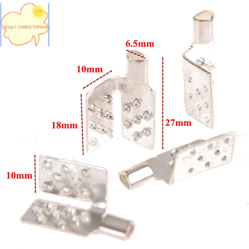 【HT】【HT】10Pcs Heat High Quality Electric Floor Heating Film Clips Connection Clamps