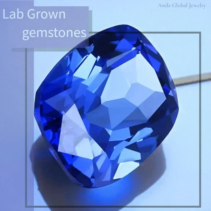

M-Lab Grown Sapphire Royal Blue Color Rectangular Cushion Cut Gems For Jewelry Setting&Custom Design Selectable AGL Certificate