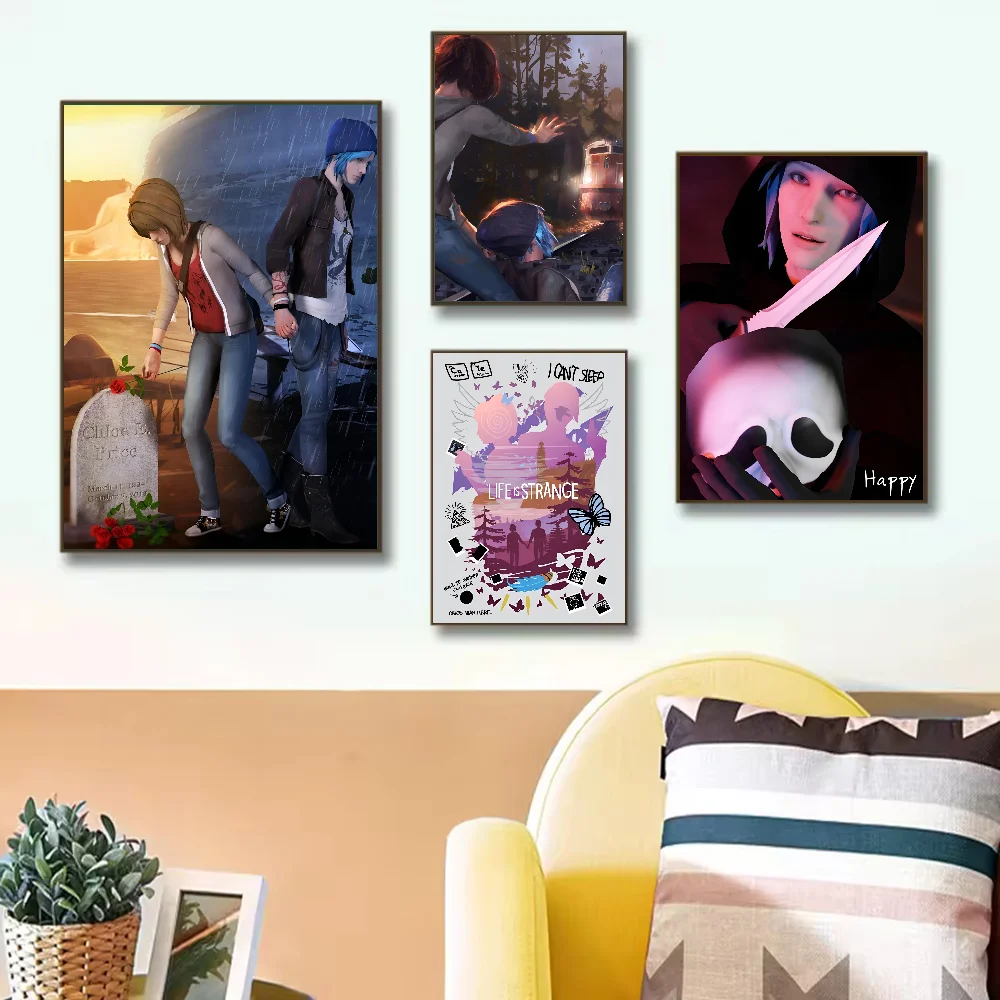 Classic Life is Strange 1 2 Before the Storm Video Game Kraft Poster HD art sticky wall waterproof home living room bedroom bar