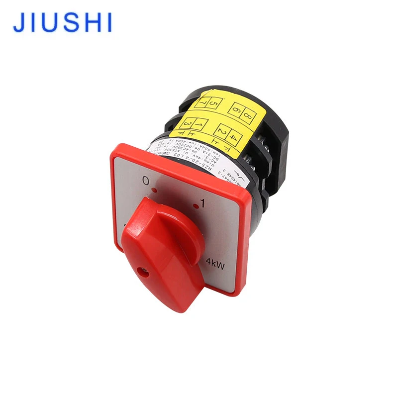 HZ5-20/4 L03 CAM switch changeover switch 2 positions 2 sections 20A 3 poles  3 phases forward-reverse motor control circuit