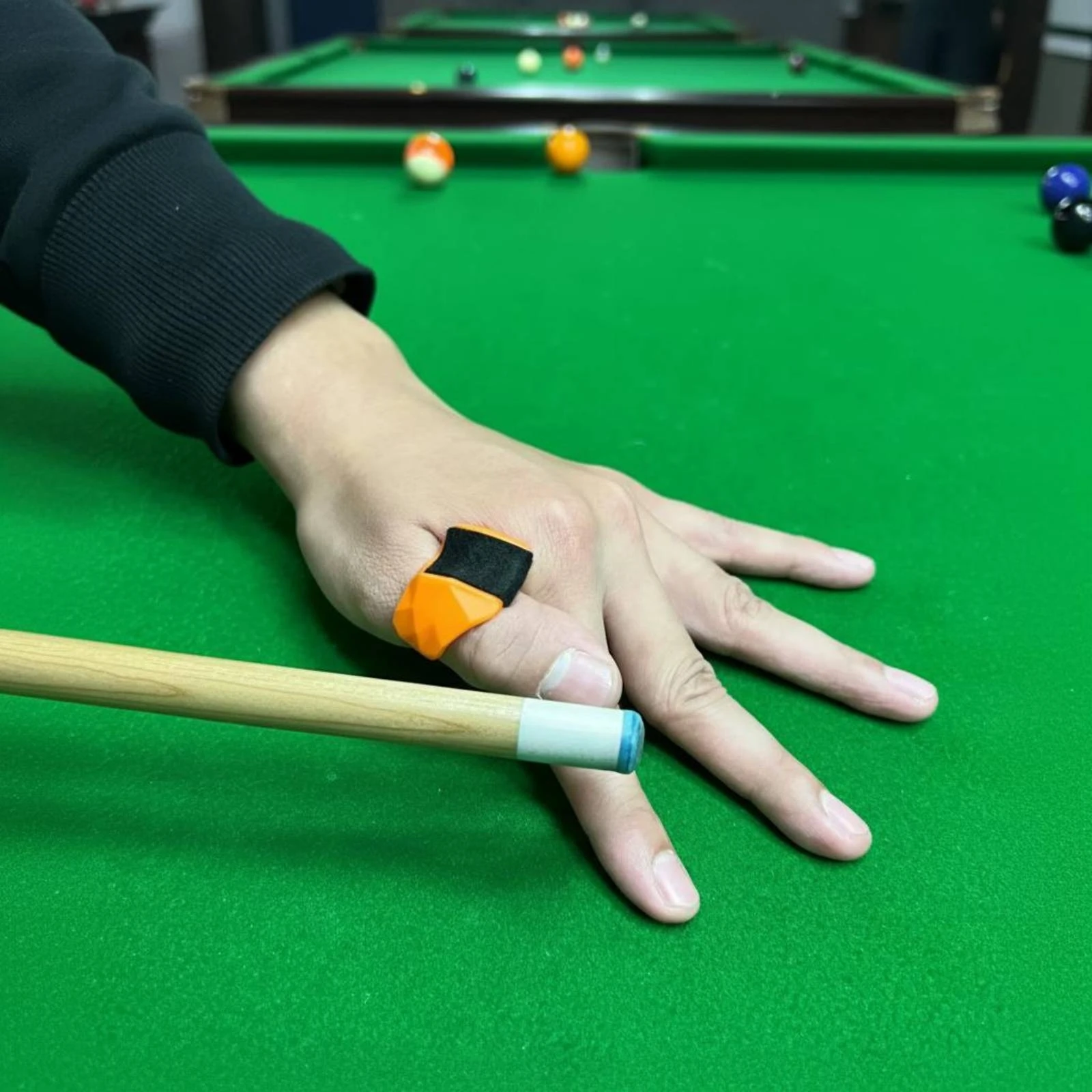 

Ergonomic Billiard Hand Bridge Precision Billiard Cue Finger Loop Snooker Cue Bridge Loop Portable Sports Accessory