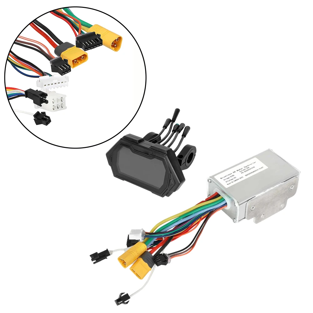 

New Brushless 48V Motor Controller With Instrument For Kukirin For G2 Max 48V 25A Electric Scooter Controller Replacement Parts
