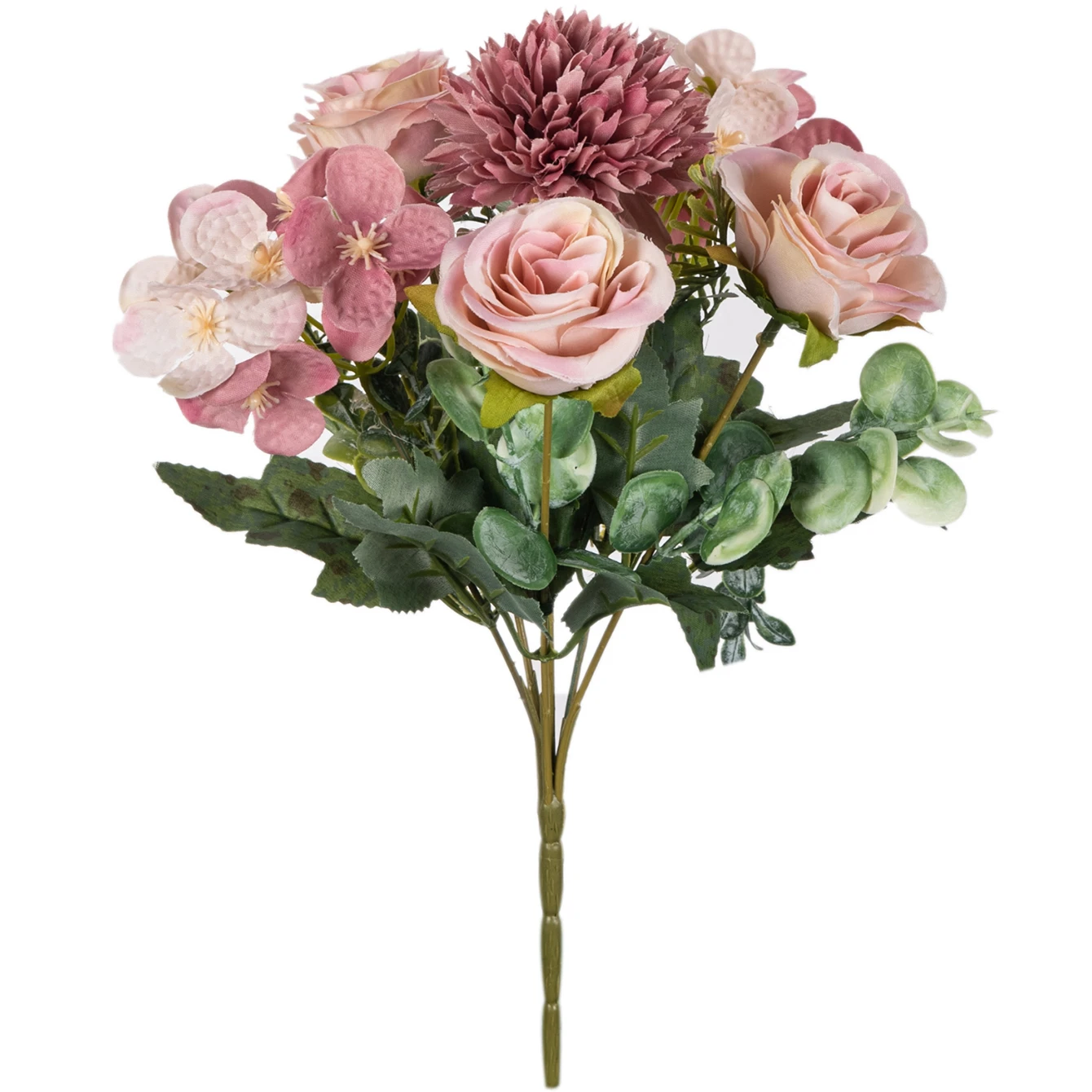 1pc künstliche Blumen Seide Rose Pfingstrose Bouquet Hortensie Nelken Vasen für Home Party Winter Hochzeit Dekoration gefälschte Pflanze – Detail 1