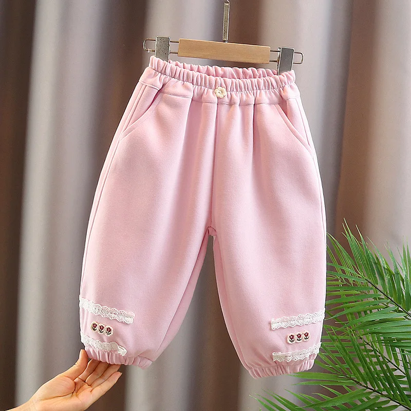 

New Spring Autumn Baby Girls Clothes Children Pants Fashion Infant Trousers Kids Clothing Toddler Casual Cotton Costume